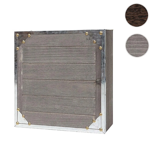 Mendler Boîte à clés Virginia - Gris