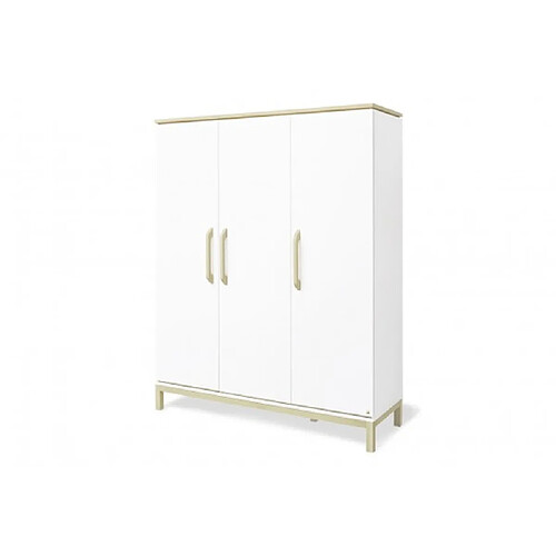 Pinolino Armoire enfant 3 portes - Blanc