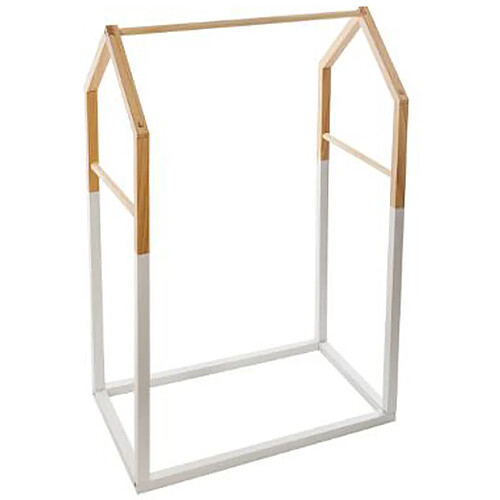 Pegane Penderie enfant maison - Blanc