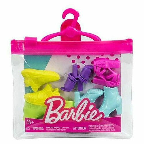 Mattel Chaussures pour poupée Barbie - Multicolore