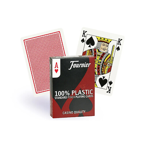 Fournier Cartes de poker 2500 - Rouge