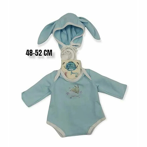 Berjuan Pyjama pour poupée - Bleu clair