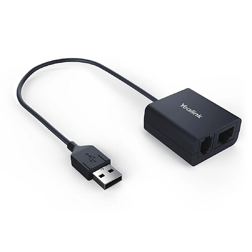 Yealink Adaptateur casque audio - Noir