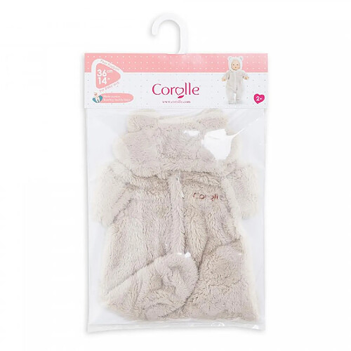 Corolle Tenue barboteuse ourson poupée - Beige