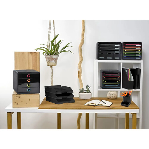 Exacompta Big-Box Set de tiroirs noir