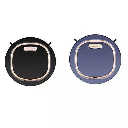Robot Aspirateur 3 en 1 - Noir/Bleu