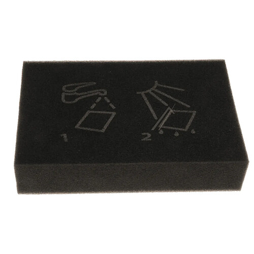 Tornado filtre mousse cheminée pour aspirateur traineau