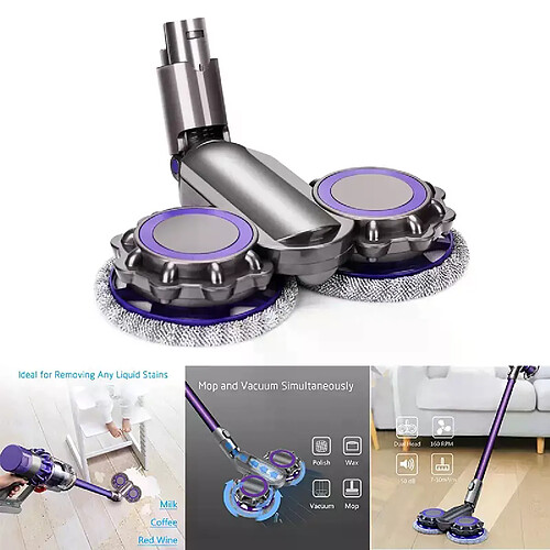 Tête de serpillière électrique pour aspirateur Dyson V6