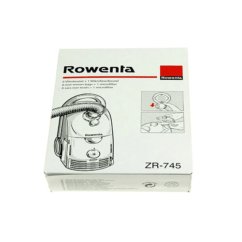 Rowenta sacs pour aspirateur Dymbo - x6