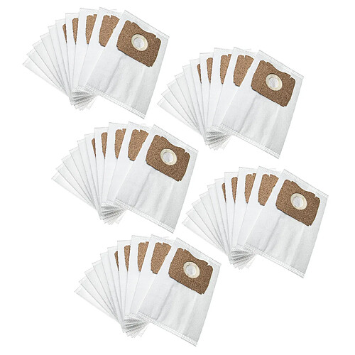 Vhbw sacs d’aspirateur compatibles Progress Diamant 10 - 50 pièces
