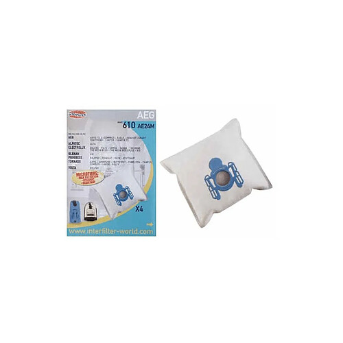 Sacs aspirateur microfibre AEG VC4801 - x4