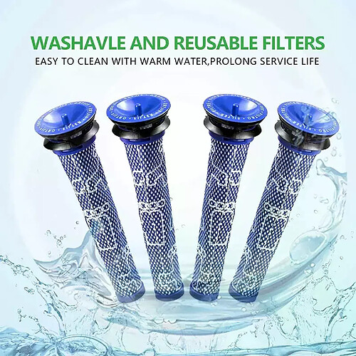 XEDLAMP Kit De Remplacement For Aspirateur Robot ILIFE, V8 Plus/V8S, Accessoires, Pièces De Rechange, Consommables, Brosse Latérale, Filtre HEPA, Chiffons Kit De Remplacement Pour Aspirateur Robot(2 H