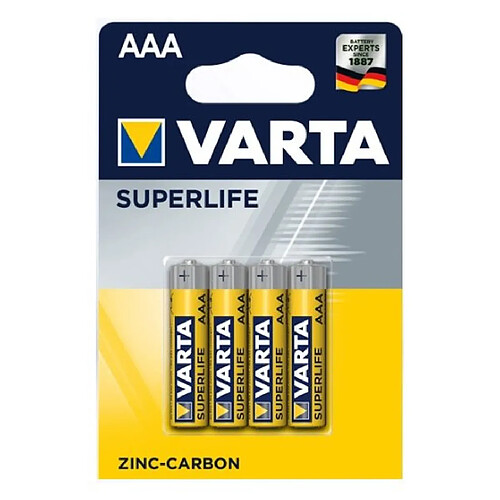 Varta Pile AAA Superlife - Jaune