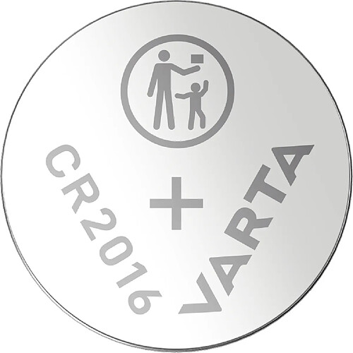 Varta pile bouton CR2016 - Argent