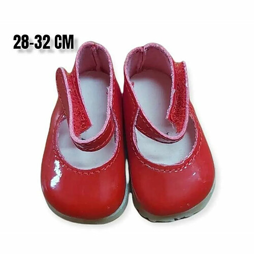 Berjuan Chaussures pour poupée - Rouge