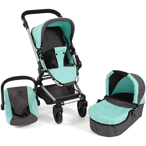 Bayer chic 2000 Poussette poupée 3en1 - Menthe