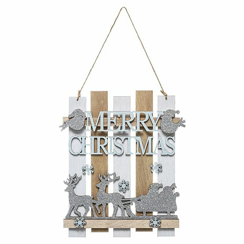 Paris Prix Décoration de Noël Planche 23cm - Argent