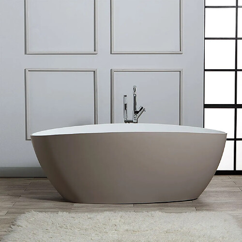 Kiamami valentina baignoire autoportante Rachele - 157 x 70 cm - 270 L - ovale