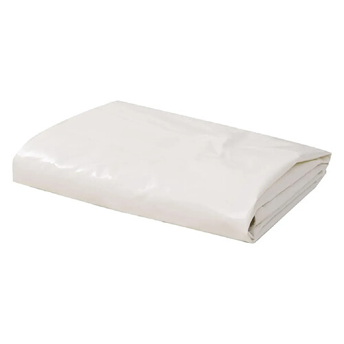 vidaXL Bâche 650 g/m² 3.5 x 5 m Blanc