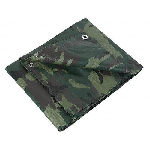 Bâche imperméable et imputrescible camouflage 1,8 x 3 m - PRBC1301,8X3 - RIBITECH