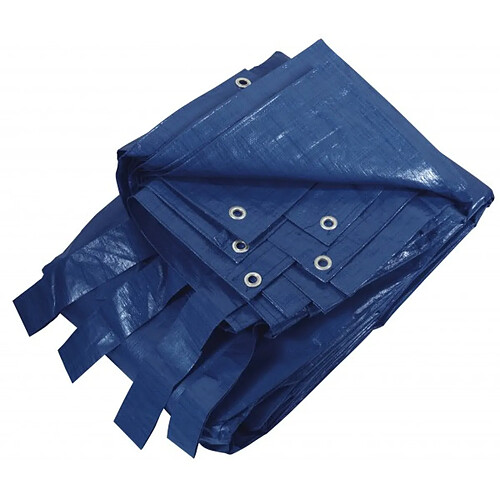 Bâche de protection pour piscines rectangulaires 6 x 10m bleue - PRBP14006X10 - RIBITECH