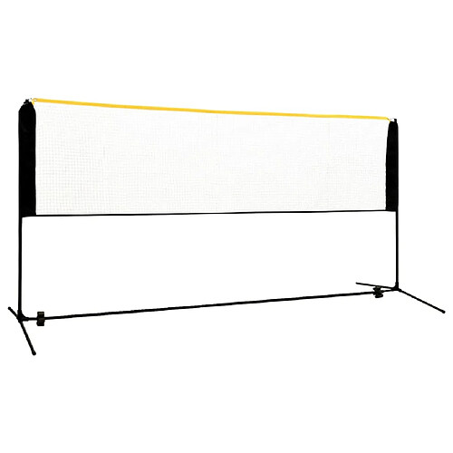 VidaXL Filet de Badminton Réglable Métal