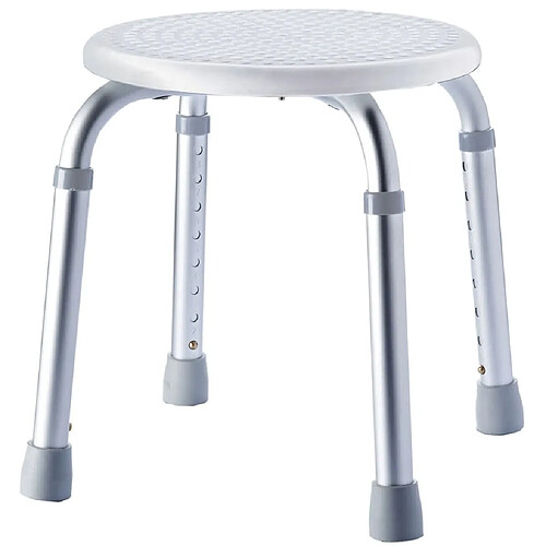 RIDDER Tabouret de Salle de Bain Blanc