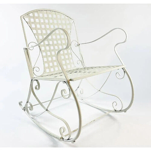 L'héritier du temps Rocking chair Louisiane - Blanc