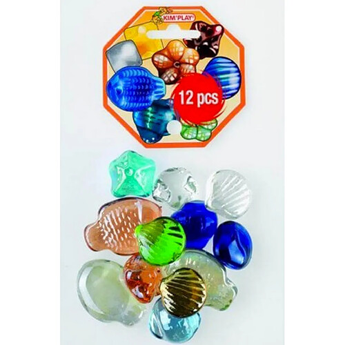 Kim'Play Billes Formes galets assortis x 12