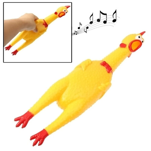 Wewoo Poule Anti Stress - Jaune