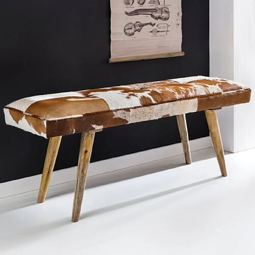 Mes Banc en cuir de chèvre - Marron
