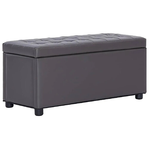 vidaXL Pouf de rangement 87,5 cm