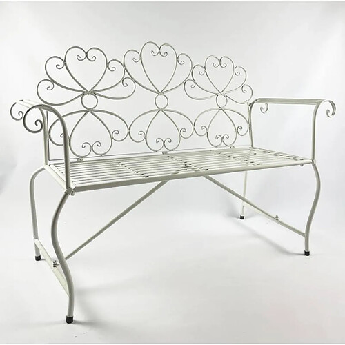 L'héritier du temps Banc de jardin Margharet - Blanc