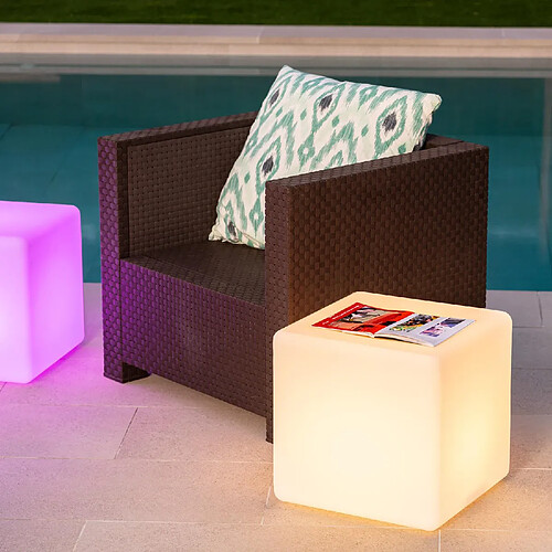 Ledkia Banc cube lumineux - RGBW