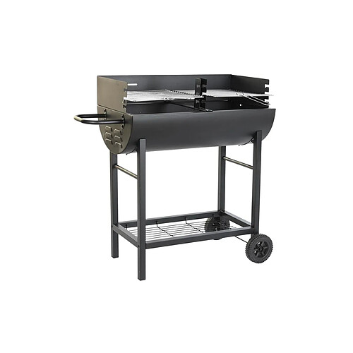 DKD Home Decor Barbecue en acier 91x45cm - Noir