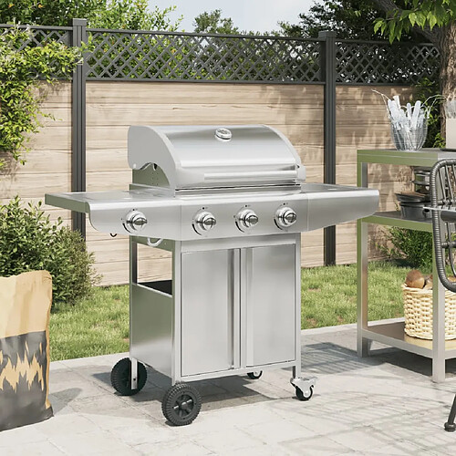 Vidaxl Barbecue gaz - 4 brûleurs