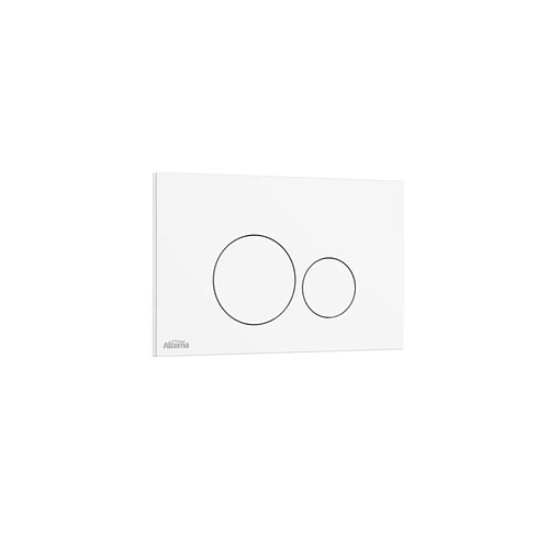 Alterna Plaque de commande WC Concerto 2 - Blanc