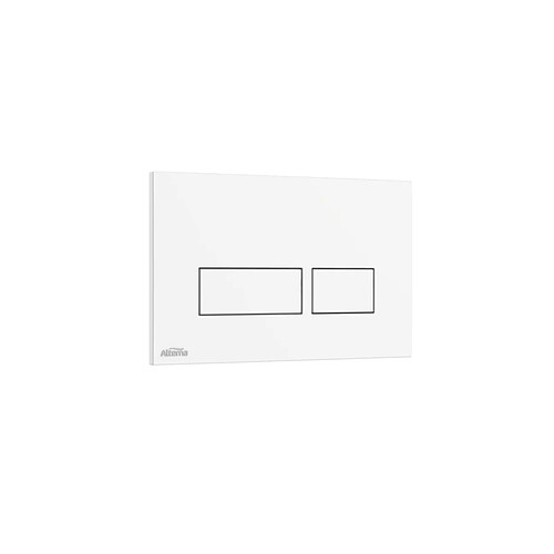 Alterna Plaque de commande WC Concerto 2 - Blanc