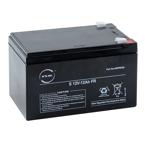 Enix Batterie AGM au plomb 12V 12Ah