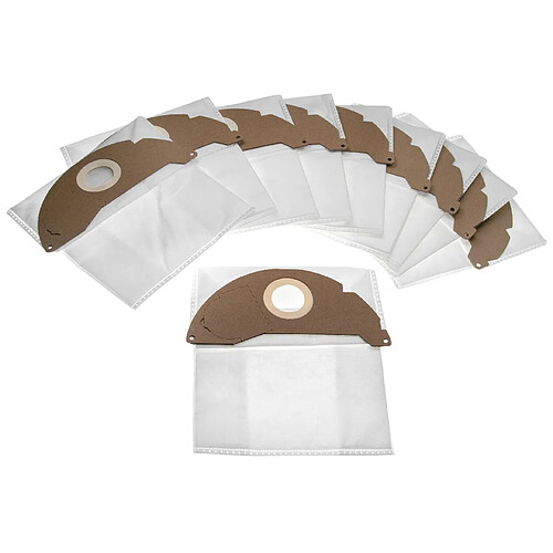 Vhbw sacs d’aspirateur microfibre Kärcher MV 2 Premium - Pack de 10