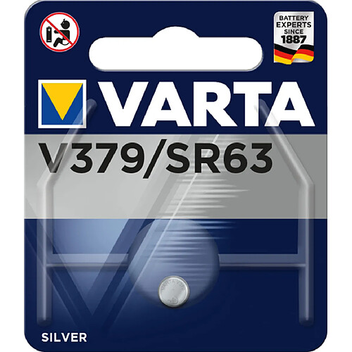 Varta pile bouton V379 - Argent