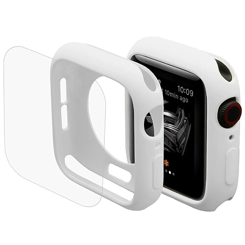 Wewoo Coque 2 en 1 TPU + Protecteur Écran Apple Watch 44mm