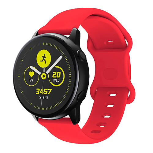 Cadorabo Bracelet silicone 22mm - Rouge pour Gear S3/Watch GT