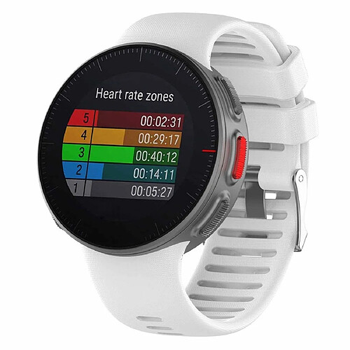 Wewoo Bracelet Smartwatch POLAR Vantage V - Blanc