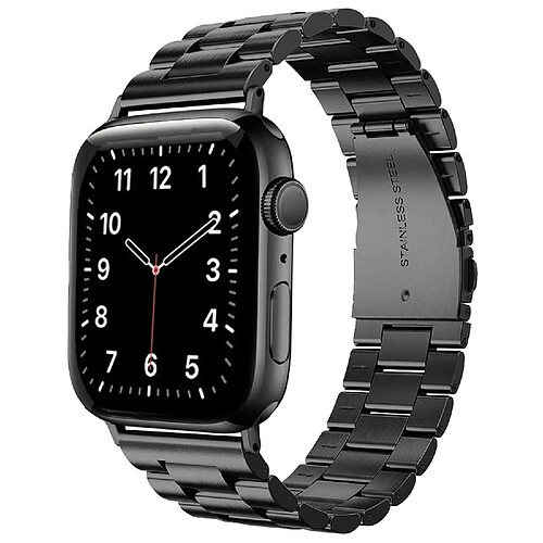 Cadorabo Bracelet acier pour Apple Watch 42/44/45 mm - Noir