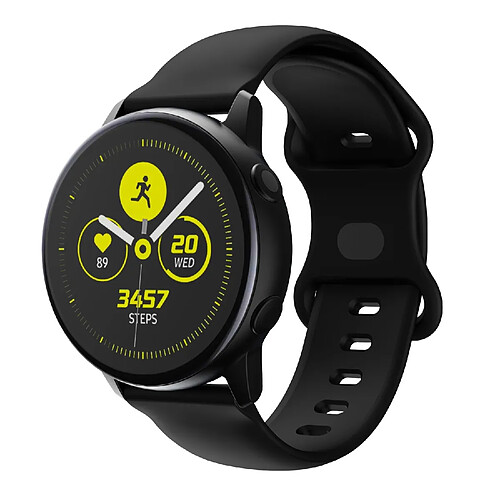 Cadorabo Bracelet silicone Samsung Galaxy Watch 42mm - Noir