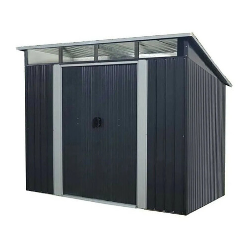 Abri jardin acier 1,93×2,38×2,03m - 4,61m²