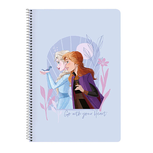 La Reine Des Neiges Carnet Frozen Believe - Lila A4 - 80 volets