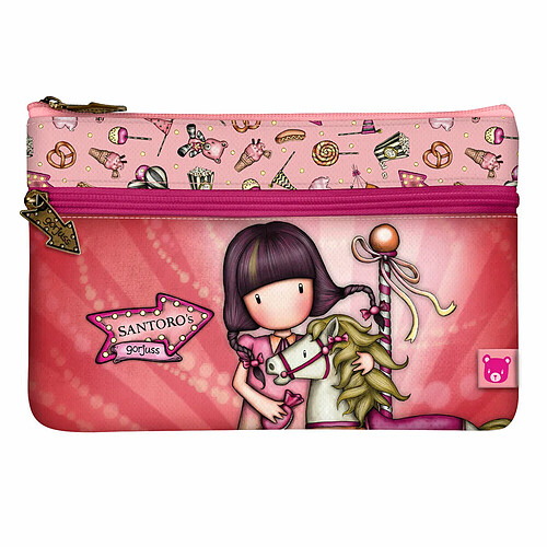 Gorjuss Trousse d'écolier Carousel Saumon