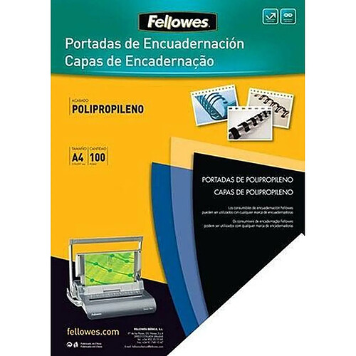 Fellowes Couverture reliure 100 unités